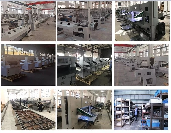 Otomatik Giyotin Kağıt Kesme Makinası / Üretim Hattı 45 Devir/dk 7