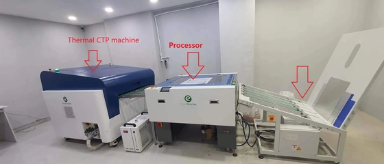 Termal CTP Makinesi ile A2 Boyutlu Otomatik Ofset Baskı Ön Baskı Sistemi