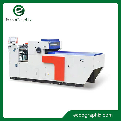 Baskı ve Paketleme için Yüksek Hızlı Otomatik UV Laklama Makinesi Ecoo CF-620A