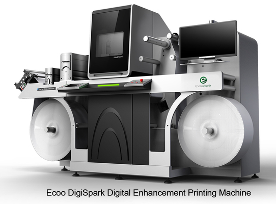 EcooSpark UV Piezo LED Düzeltme Dijital Etiket Baskı Makinesi Verimliliğini Artırmak