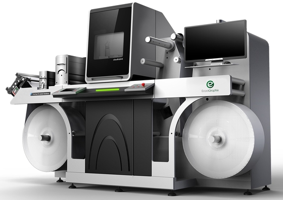 Yapışkanlı Etiket Soğuk Folyo Dijital Kalıp Kesme Makinesi 60m / Min