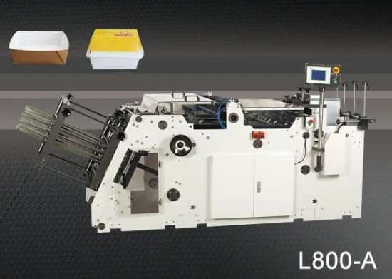 Gıda İçin Ecoographix Otomatik Katlanır Kağıt Kutu Yapma Makinesi
