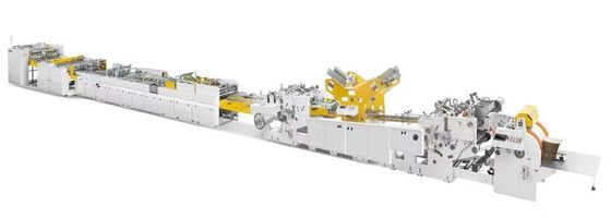 180-350gm Yaprak Kare Alt Alışveriş Kağıt Çantası Yapım Makinesi