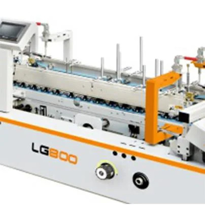 Ambalaj için Ecoographix Otomatik Karton Katlama Yapıştırma Makinesi