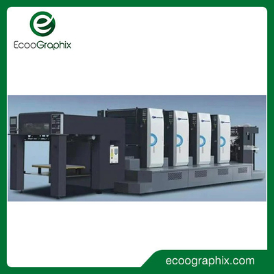 Ecoo CC-LINK ile Dört Renkli Offset Baskı Makinesi