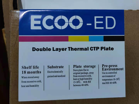 Dijital CTP Çift Katmanlı Pozitif Termal Baskı Plağı