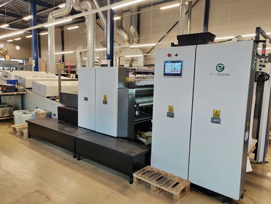 44 Kw 1060mm Format Spot UV Lak Makinesi Yüksek Hızlı Anilox ile