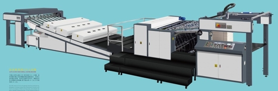 Yüksek Hızlı 1450 mm Format UV tası ve Toplam Kaplama Makinesi Tam Otomatik