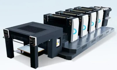 730X528mm Ecoo CC LINK ile Dört Renkli Offset Baskı Makinesi