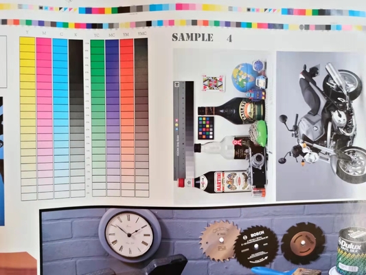 5Renkli B1 ta kaplamalı Offset Litografik Baskı Makinesi