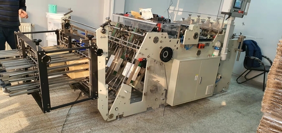 Otomatik Karton Erektör Hamburger / Burger Kutusu Gıda Kağıt Kutusu Yapma Makinesi