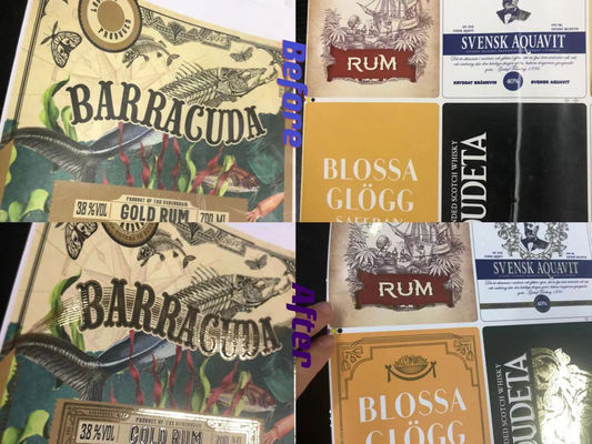 EcooGraphix Dijital Etiket Laklama ve Folyo Damgalama Makinesi Etiket Güzelleştirme Ekipmanı