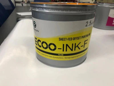 ECOO-INK-F Kırmızı Çözücü Bazlı Ofset Baskı Mürekkebi, 1 veya 2.5 kg/teneke ve 6 Teneke/Karton Ambalajda, 3 Yıl Raf Ömrü