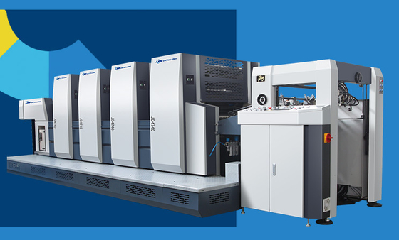 740 mm çok renkli sayfa besleyen ofset baskı makinesi