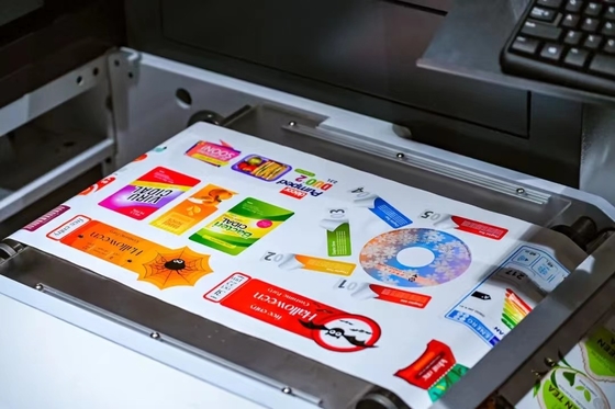 Etiket Akıllı UV Mürekkep Atışlı Cmyk Tam Renkli Dijital Etiket Baskı Makinesi