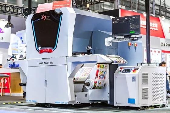 Tam Renkli 80-330mm Geniş Mürekkep Atışı Dijital Etiket Baskı Makinesi