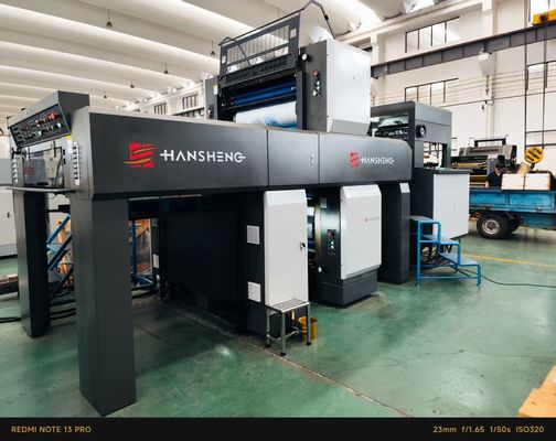HSS92 Mükemmelleştirici Tek Renk Çift Taraflı A1 Boyut 13000sph Ofset Baskı Makinesi