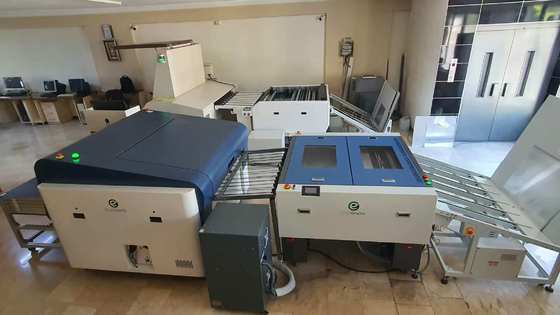 2400dpi çözünürlüğü ve 28 plaka/saat çıkışı ile yüksek performanslı 64 kanallı otomatik termal CTP plaka yapım makinesi