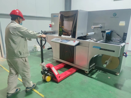330mm Dijital Etiket Baskı Makinesi 60m/dak Hız 1440dpi Çözünürlük