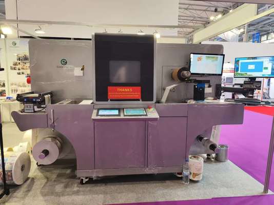 Yüksek Kaliteli Etiket Üretimi için 360*360 dpi'ye kadar 1440*360 dpi çözünürlüğü ve 10m/min - 60m/min Hızlı Dijital Lak Baskı Makinesi
