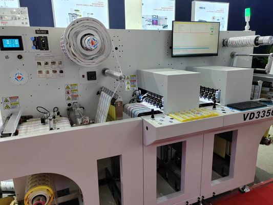 Maksimum 27m/dak Kesme Hızına ve Maksimum 330mm Etiket Genişliğine Sahip Dijital Rulo-Sayfa Lazer Kalıp Kesici