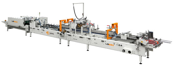 Carton Paper Box Making Machine with Max Paper Size L800 * W600mm and Max Box Size L400 * W300 * H100mm for Paper Thickness 80-350 g/SQM