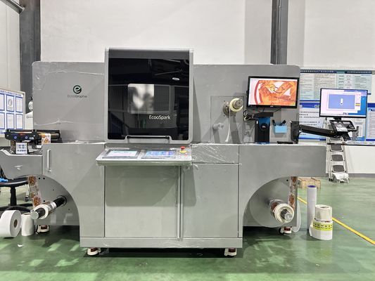 Etiket Dijital Güzelleştirme Makinesi Max. 60 m/min Hız 360*360 dpi Çözüm ve 10-150 mikro Laç Katmanı Kalınlığı