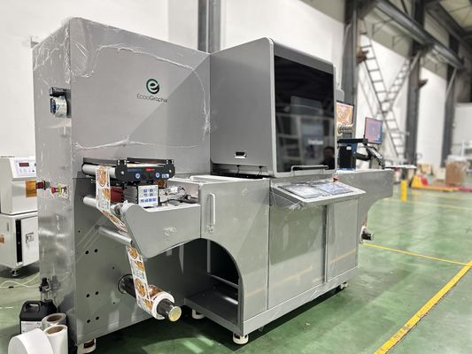 Etiket Dijital Güzelleştirme Makinesi Max. 60 m/min Hız 360*360 dpi Çözüm ve 10-150 mikro Laç Katmanı Kalınlığı