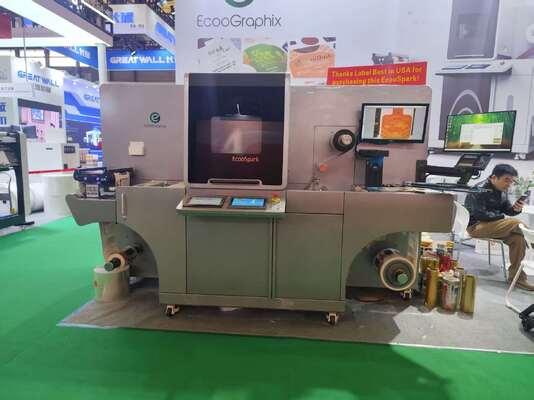 Dijital Döner UV Lak Baskı ve Soğuk Folyolama Makinesi