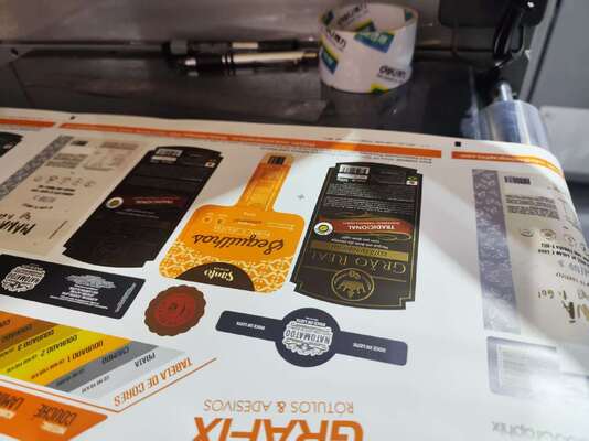 Dijital Döner UV Lak Baskı ve Soğuk Folyolama Makinesi