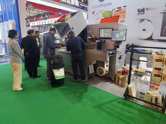 Dijital Döner UV Lak Baskı ve Soğuk Folyolama Makinesi