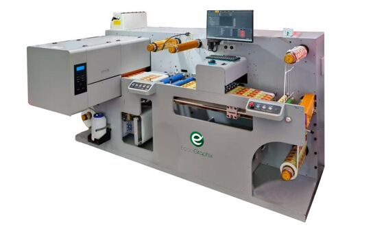 Ecoo Label IQ-330 Baskı ve Kesim Entegre Makinesi