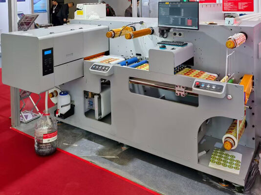 Küçük Çıkışlı Otomatik Dijital Etiket Baskı ve Kesme Makinesi
