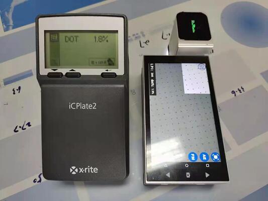 720p HD LCD Dokunabilen Ekran Android işletim sistemi ve hassas nokta ölçümü ile CTP Plate Densitometer
