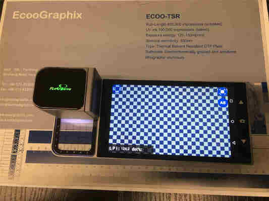 Yüksek çözünürlüklü 720p LCD dokunmatik ekranlı RePlate CTP Plate Densitometer
