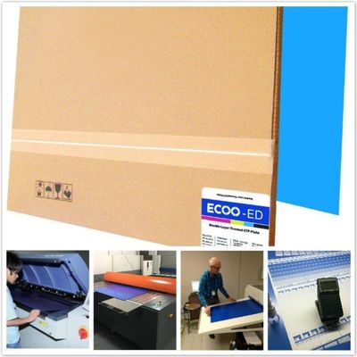 50mj / cm2 Ofset UV Mürekkep Baskı Pozitif Çift Kat Konvansiyonel Ctcp Plaka
