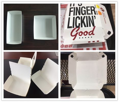 600GSM Hamburger Yemek Kutusu Karton Dikme Makinesi