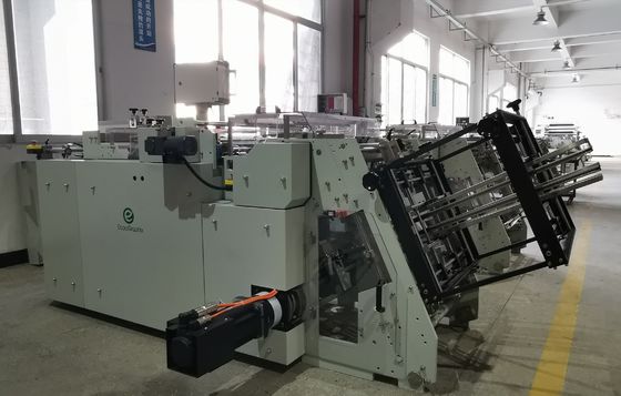 Öğle Yemeği Paket Servis Kenarı Dikme Kağıt Kutusu Yapma Makinesi
