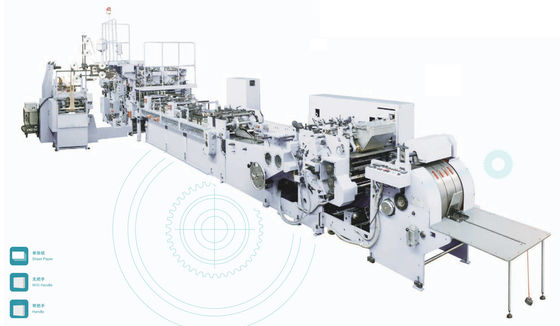 34kw 70 torba / Min Alt Çanta Pencere Kutusu Yama Makinası