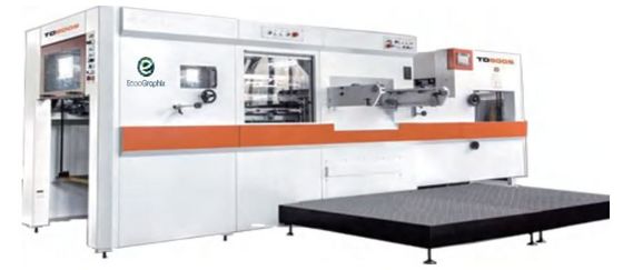 800x580mm Otomatik Folyo Damgalama Sıyırma ile Kalıp Kesme Makinesi