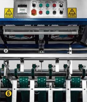 5500pcs/H 620mm Otomatik UV Spot Vernik Kaplama Makinası