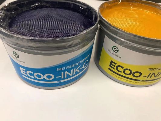 Flekso Solvent Pigment Tabaka Beslemeli Ofset UV Baskı Mürekkebi ROHS