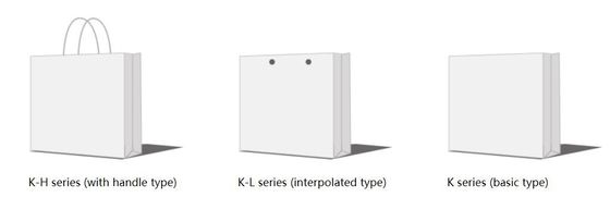 Kare Alt 40pcs / H 450GSM Kağıt Torba Yapma Makinesi 9KW