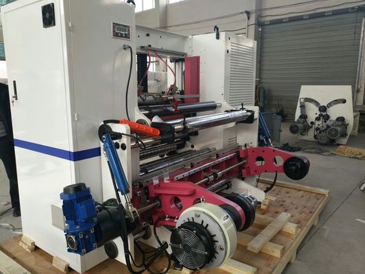 Hidrolik Yükleme ile Dokunmatik Ekran Termal Kağıt Dilme Sarma Makinesi