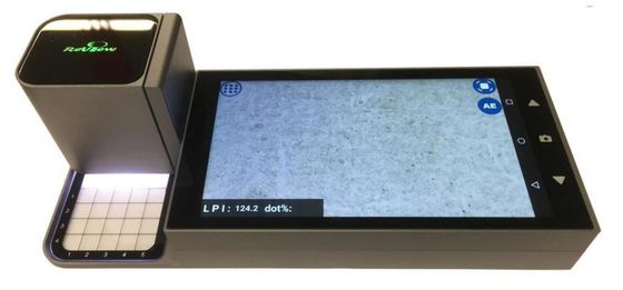 720P HD LCD dokunmatik ekran LTD CTP plaka noktalarını kontrol etmek için yoğunluk ölçer