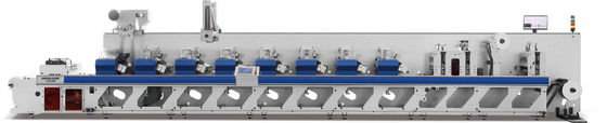 Yapışkan Flexografik UV Etiket Baskı Makinesi 180m/min