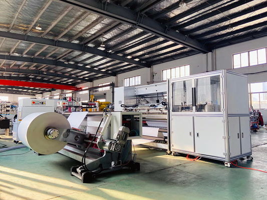 ECOO-T1400FA Çubuksuz Hidrolik Yükleme Termal Kağıt Kesme Geri Dolama Makinesi