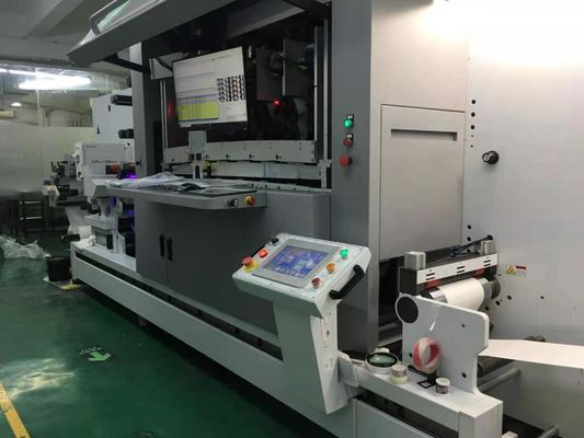 Tek Seferlik Kalıplama 75m / dak UV Piezo Etiket Baskı Makinesi