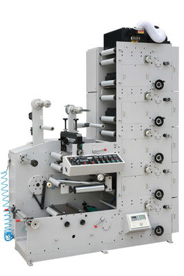2 Renk 60m/Dk CNC Flekso Etiket Film Baskı Makinesi
