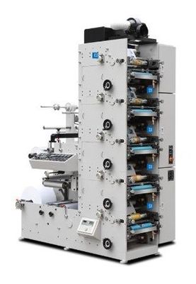 Yapışkanlı Etiket için 60M / Min UV Flekso Baskı Makinesi